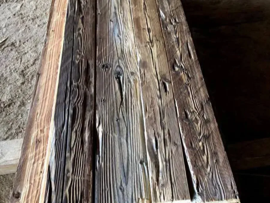 Brushed sun-weathered faces